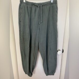 DARK SEAFOAM GREEN SWEATPANTS